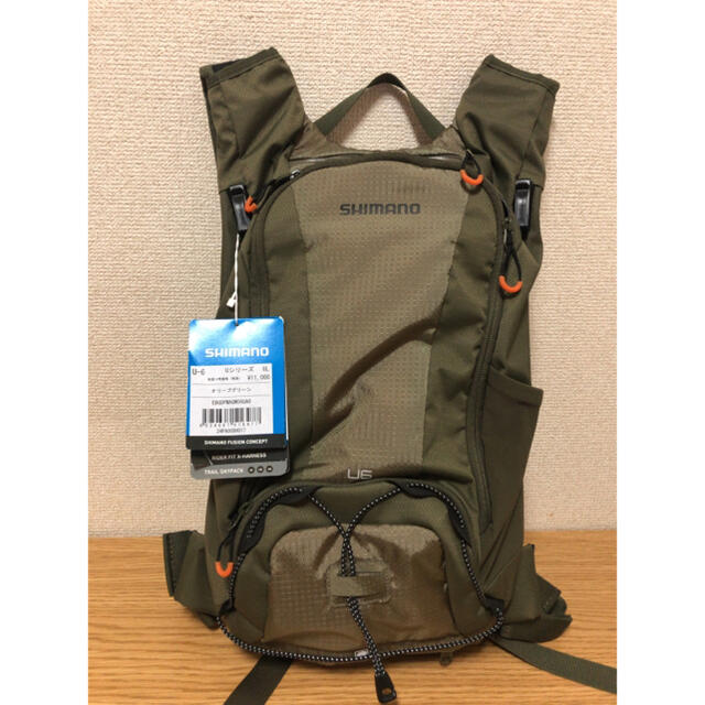 新品・未使用　　SHIMANO Uシリーズ　6L  サイクリングバッグ6Ｌ