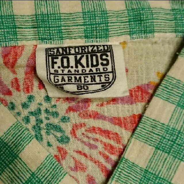 F.O.KIDS(エフオーキッズ)のF.O.KIDS 女の子 80 甚平 キッズ/ベビー/マタニティのベビー服(~85cm)(甚平/浴衣)の商品写真