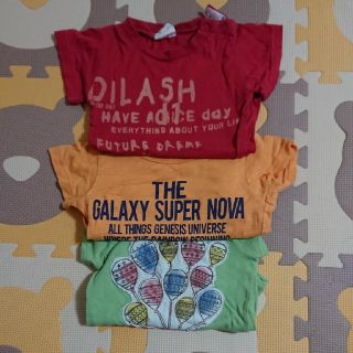 ディラッシュ(DILASH)のused DILASH OFFICIAL TEAM 90サイズ 3枚セット(Tシャツ/カットソー)