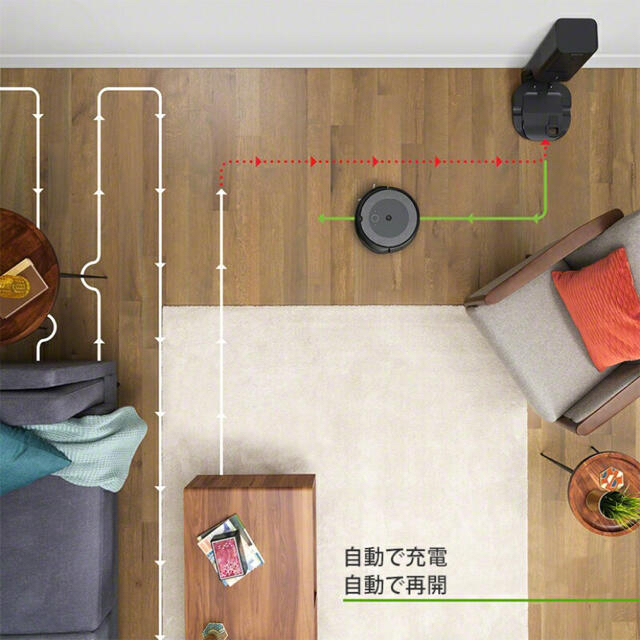 iRobot(アイロボット)のルンバ i3+ ロボット掃除機　クリーンベース付き スマホ/家電/カメラの生活家電(掃除機)の商品写真