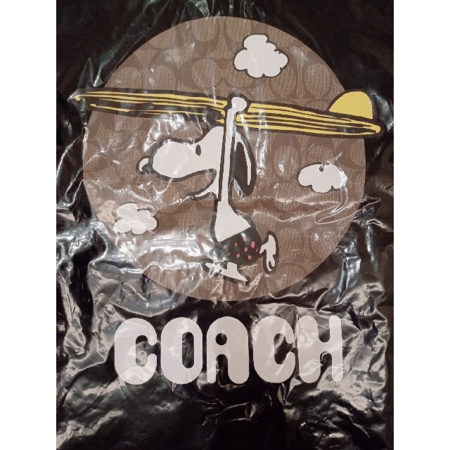 COACH(コーチ)のCOACH×PEANUTS  スヌーピー シグネチャー Tシャツ　ブラック　Ｍ メンズのトップス(Tシャツ/カットソー(半袖/袖なし))の商品写真