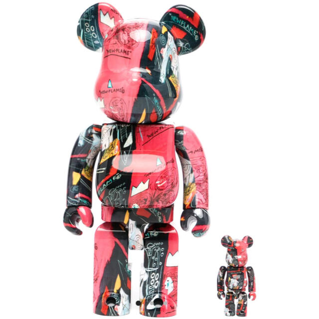 エンタメ/ホビーBE@RBRICK Andy Warhol BASQUIAT 100% 400%