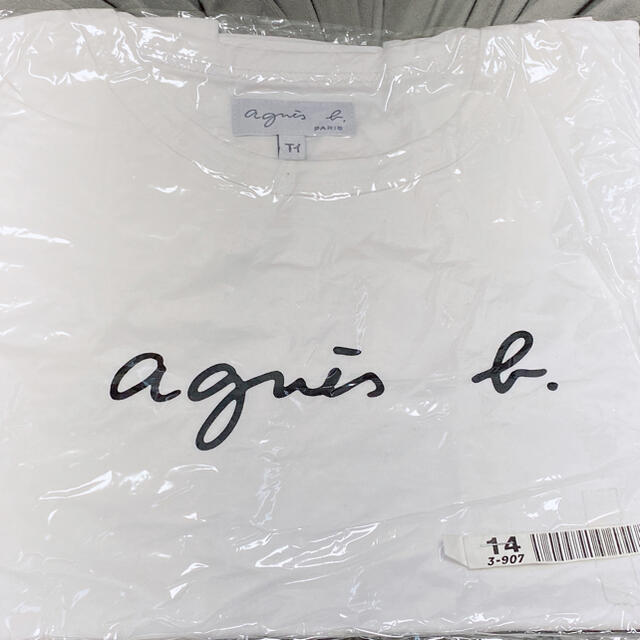 agnes b.(アニエスベー)のアニエス・ベー　白Tシャツ レディースのトップス(Tシャツ(半袖/袖なし))の商品写真