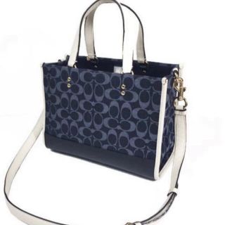 COACH - COACH デンプシー キャリオール デニム トートバッグ 未使用の