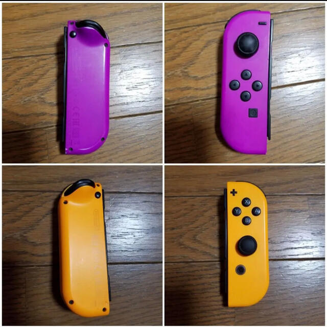 Nintendo Switch(ニンテンドースイッチ)の Nintendo Switch Joy-Con (L) ネオンブルー / (R エンタメ/ホビーのゲームソフト/ゲーム機本体(家庭用ゲーム機本体)の商品写真
