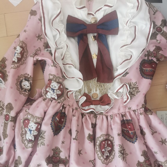 Angelic Pretty(アンジェリックプリティー)のangelic pretty ワンピース 頭もついています レディースのワンピース(ミニワンピース)の商品写真