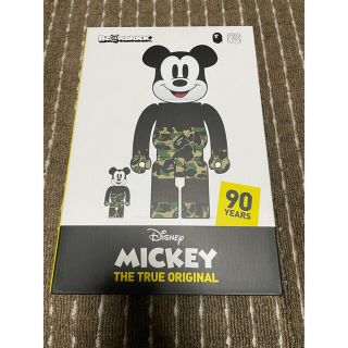 BE@RBRICK BAPE MICKEY MOUSE 100％ & 400％(アニメ/ゲーム)