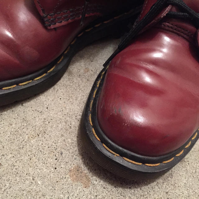 Dr.Martens(ドクターマーチン)のDr. Martens 8ホールブーツ 赤 最終 レディースの靴/シューズ(ブーツ)の商品写真