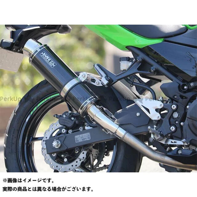 WR(ダブルアール)のカワサキNinja400 JMCA WR'Sカーボンスリップオンマフラー 自動車/バイクのバイク(パーツ)の商品写真