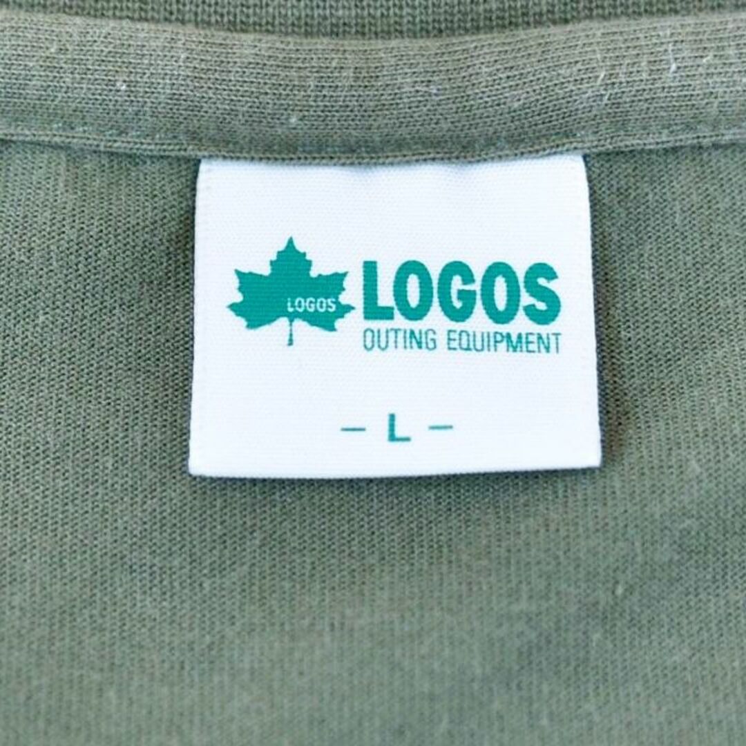 LOGOS Tシャツ ロゴス メイプルリーフ カモフラ キャンプ
