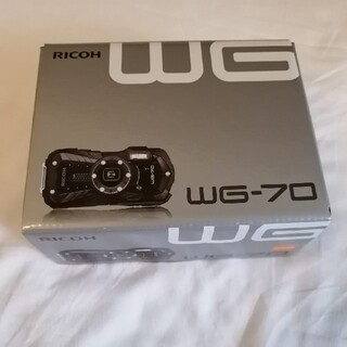 リコー(RICOH)のRICOH デジタルカメラ WG-70 リコー オレンジ &32GBSDカードつ(コンパクトデジタルカメラ)