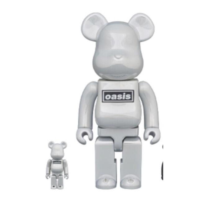 BE@RBRICK OASIS WHITE CHROME 100％ & 400％