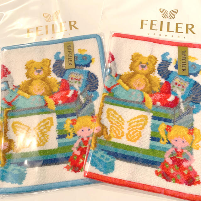 FEILER(フェイラー)の【新品】フェイラーFEILER タオルハンカチ 2枚セット レディースのファッション小物(ハンカチ)の商品写真