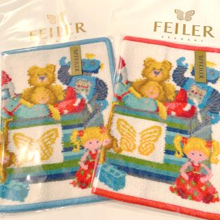 フェイラー(FEILER)の【新品】フェイラーFEILER タオルハンカチ 2枚セット(ハンカチ)