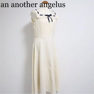 アンアナザーアンジェラス(an another angelus)のan another angelus ワンピース　セーラー　ノースリーブ　リボン(ひざ丈ワンピース)