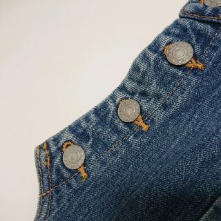 【RAIN CUN】　デニムロングワンピース　ヴィンテージ　XS　刺繍入り　希少