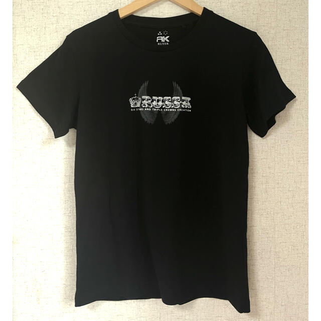 RUSS・K(ラスケー)の〈売り切りセール〉美品◆Tシャツ　レディース　ブラック　RUSS・K レディースのトップス(Tシャツ(半袖/袖なし))の商品写真