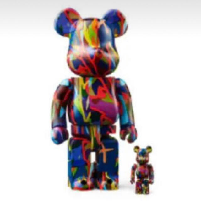 エンタメ/ホビーBE@RBRICK KAWS TENSION 100% 400%