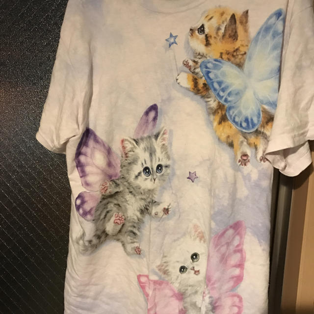 NADIA(ナディア)のNADIA ねこちゃん Tシャツ レディースのトップス(Tシャツ(半袖/袖なし))の商品写真