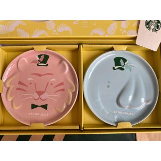 スターバックスコーヒー(Starbucks Coffee)のスターバックス　ミニプレートセットコーヒーアニマルズ　25周年限定品スタバ　お皿(食器)