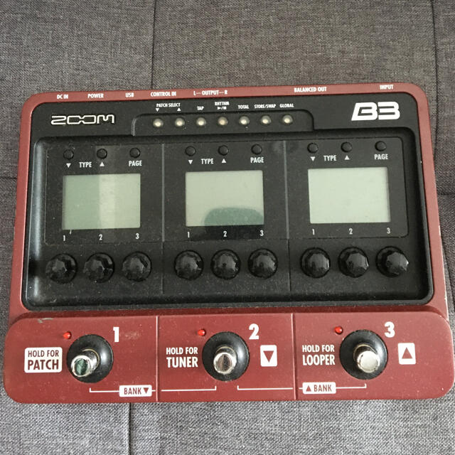 zoom B3 ベース用マルチエフェクター