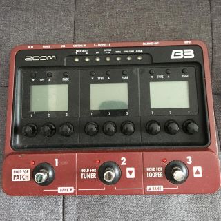 ZOOM B3 ベース用エフェクター マルチエフェクター