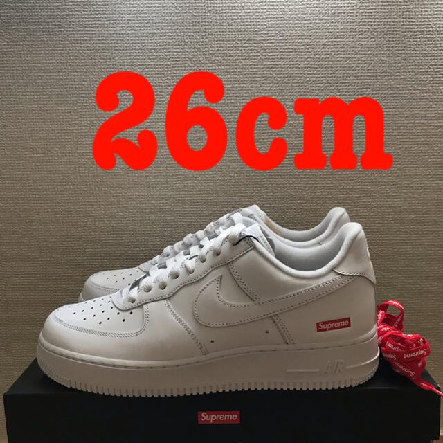 SUPREME × NIKE AIR FORCE 1 LOW 26cmメンズ