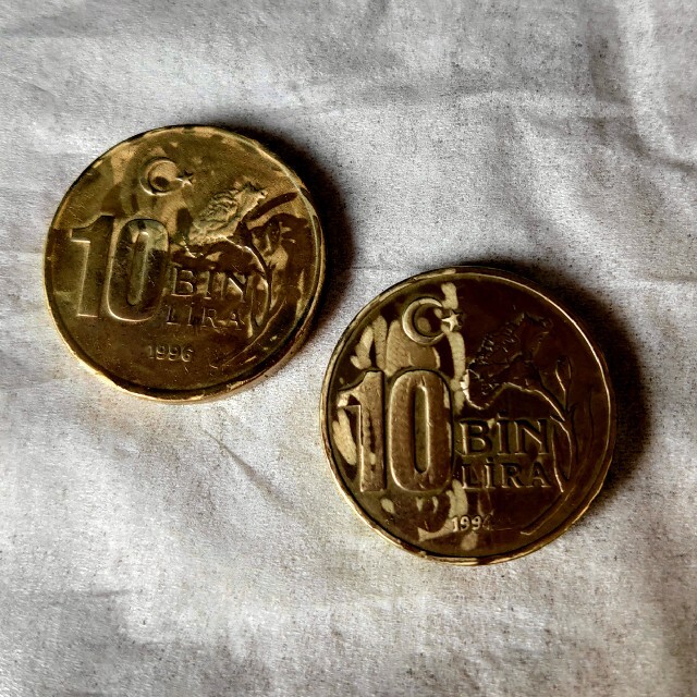 トルコ　古銭 エンタメ/ホビーの美術品/アンティーク(貨幣)の商品写真