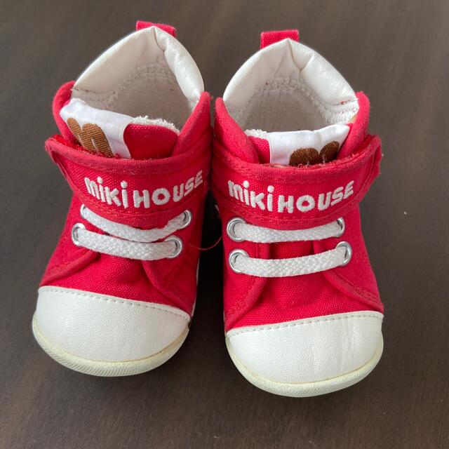 mikihouse(ミキハウス)の最終価格✖︎ミキハウス　11.5cm ファーストシューズ 靴 キッズ/ベビー/マタニティのベビー靴/シューズ(~14cm)(スニーカー)の商品写真