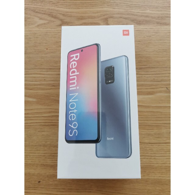 新品未開封 Redmi note 9S オーロラブルー 4+64GB