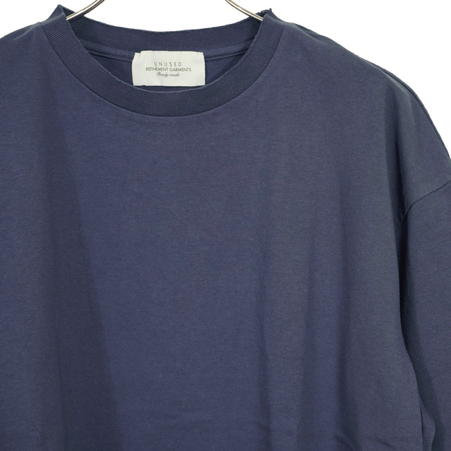 UNUSED - 美品 UNUSED 21SS Short Sleeve T-Shirt ネイビーの UNUSED - 美品 UNUSED 21SS Short Sleeve T-Shirt ネイビーの