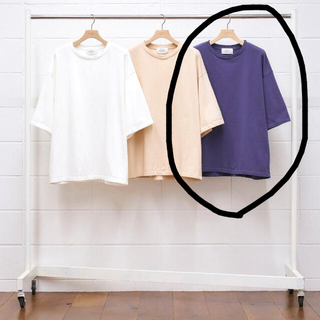 UNUSED - 美品 UNUSED 21SS Short Sleeve T-Shirt ネイビーの通販 by