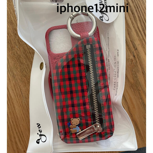 新品未使用 familiar ファミリア 携帯ケース iphone12mini - iPhoneケース