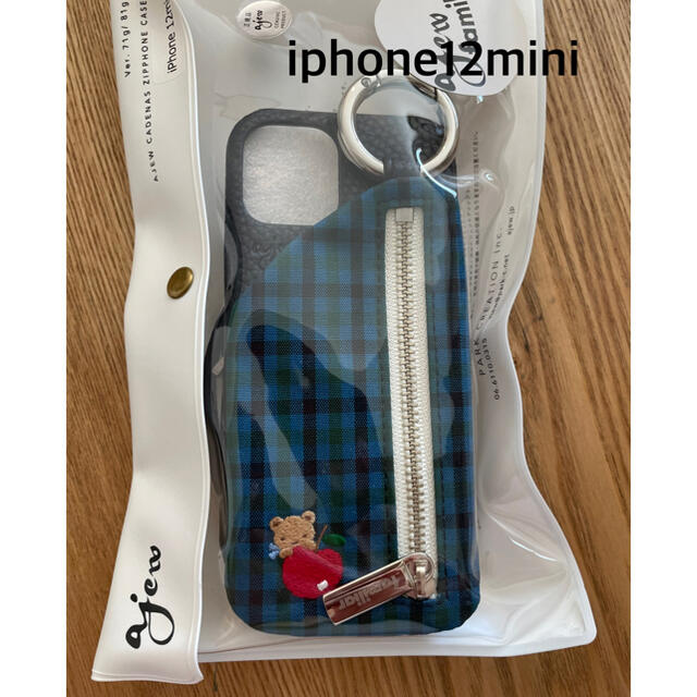 新品未使用　ネイビーfamiliar ファミリア　　iphone12mini