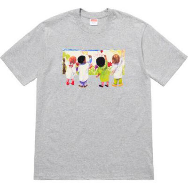 19SS Supreme Kids Tee Grey Large