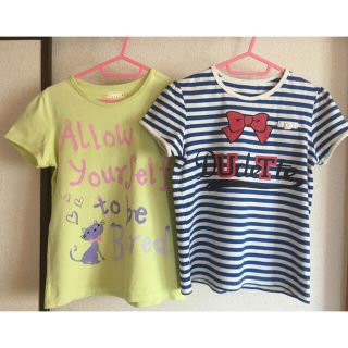 Tシャツ　150㎝　女の子　2枚セット(Tシャツ/カットソー)