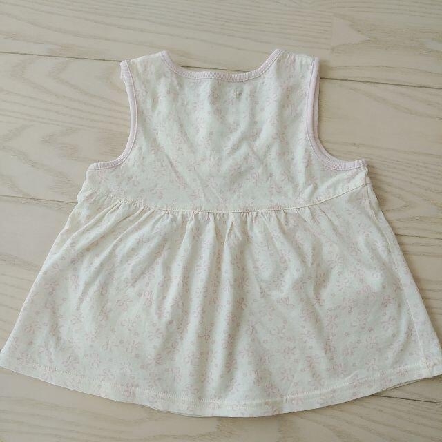 coeur a coeur(クーラクール)の★クーラクール リボンプリント トップス 90cm キッズ/ベビー/マタニティのキッズ服女の子用(90cm~)(Tシャツ/カットソー)の商品写真