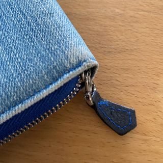 H.P.FRANCE - オシャレ✳︎JACQUES LE CORREダメージ加工デニム長財布