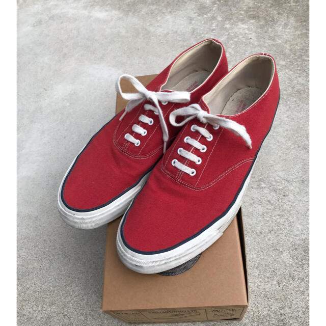 Alden(オールデン)のワクワ 9h 廃盤 赤 アナトミカ wakouwa デッキシューズ オールデン メンズの靴/シューズ(スニーカー)の商品写真