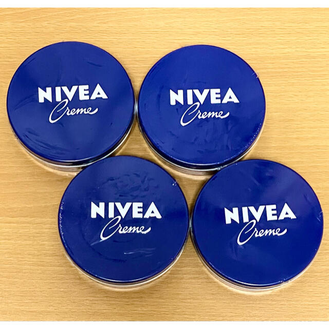 ニベア(ニベア)のニベア 青缶 4個 ニベアクリーム 大缶 169g NIVEA コスメ/美容のボディケア(ボディクリーム)の商品写真