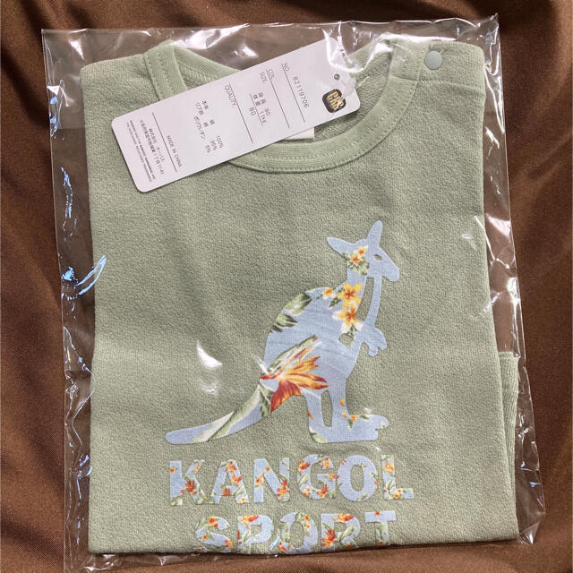 KANGOL(カンゴール)の【新品未使用】カンゴールスポーツ 半袖ロゴワイドTシャツ 80 キッズ/ベビー/マタニティのベビー服(~85cm)(Ｔシャツ)の商品写真