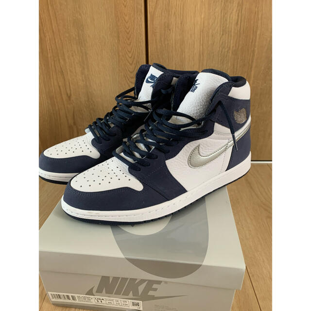 靴/シューズNIKE AIR JORDAN 1 HIGH OG MIDNIGHT NAVY