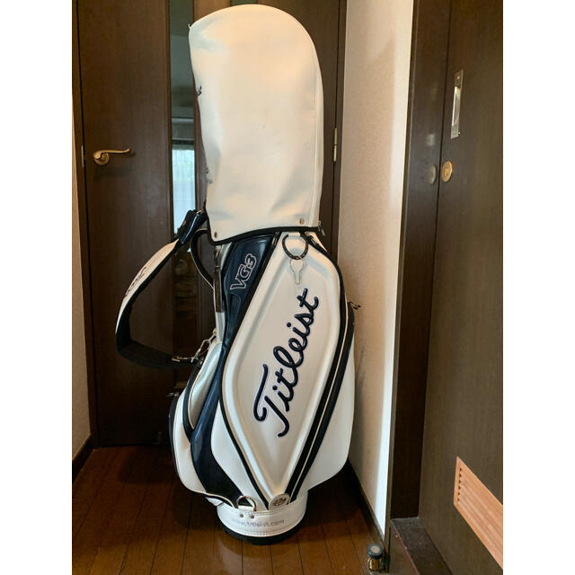 Titleist(タイトリスト)の希少レア　キャディバック　タイトリスト　ソフトバンクコラボ スポーツ/アウトドアのゴルフ(バッグ)の商品写真