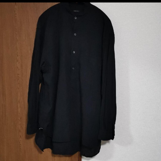 COMOLI  ベタシャンプルオーバーシャツ　21ss black  1