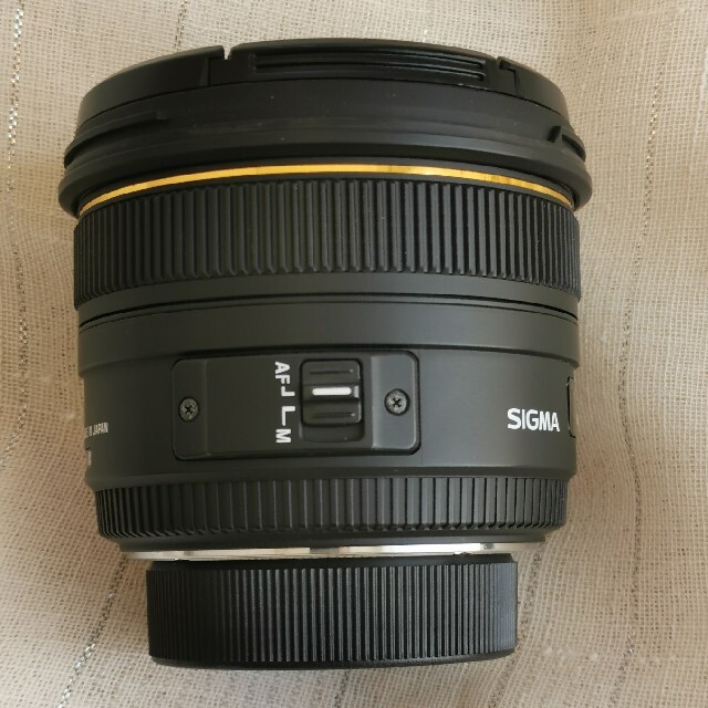 SIGMA(シグマ)のSIGMA 50mm f1.4 DG HSM ニコンFマウント スマホ/家電/カメラのカメラ(レンズ(単焦点))の商品写真