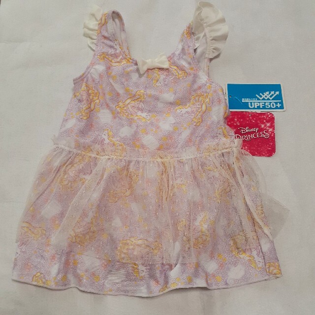 新品タグ付き】110cm ラプンツェル フリルワンピース水着 homesweethomeagain.com
