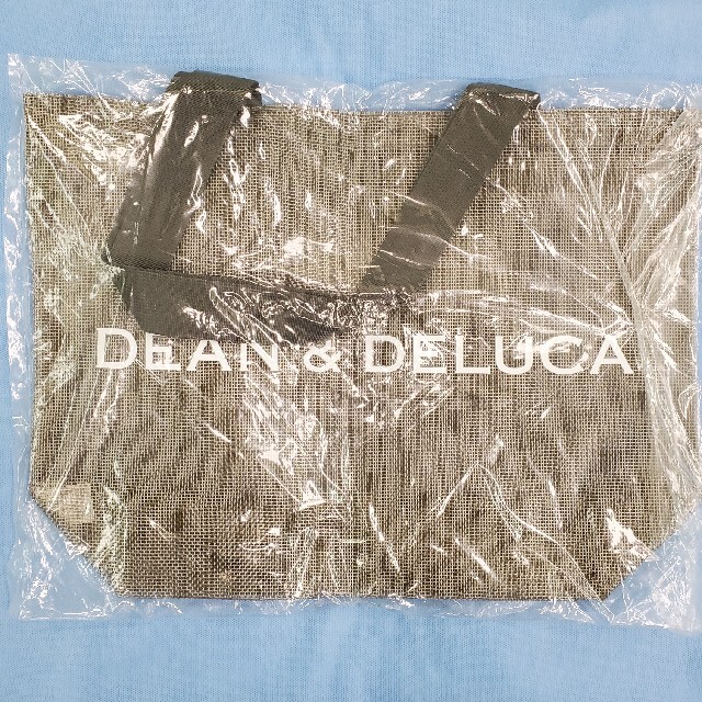 【完売】DEAN & DELUCA　メッシュトートバッグ　シルバー Lサイズ