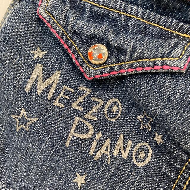 mezzo piano(メゾピアノ)のmezzo piano デニムパンツ　160 Ｌ キッズ/ベビー/マタニティのキッズ服女の子用(90cm~)(パンツ/スパッツ)の商品写真