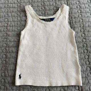 ポロラルフローレン(POLO RALPH LAUREN)の専用　ラルフローレン  POLO タンクトップ　フリル　ホワイト80 90　白(Tシャツ/カットソー)