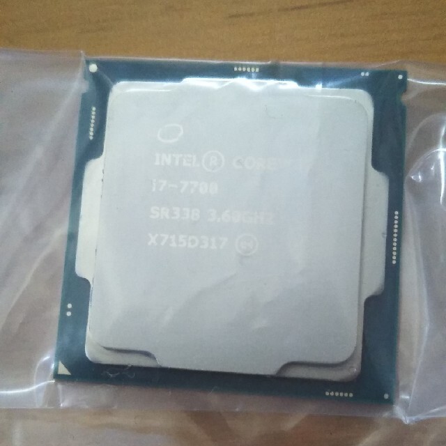 CPU i7-7700　 3.60GHZ